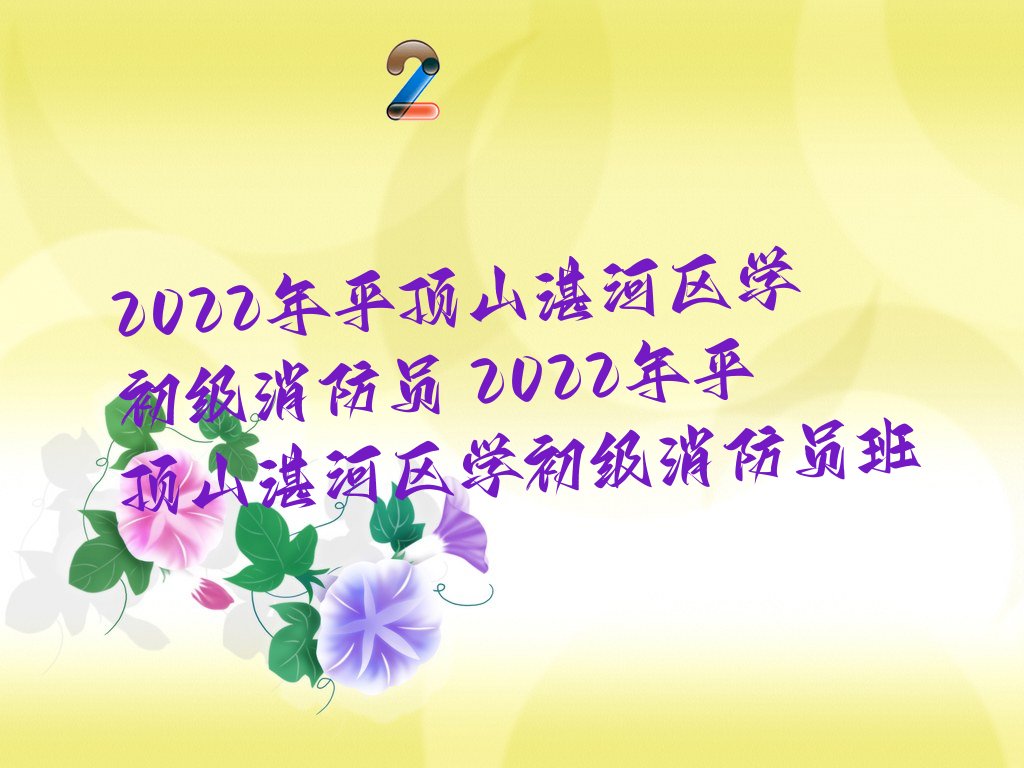 初级消防员