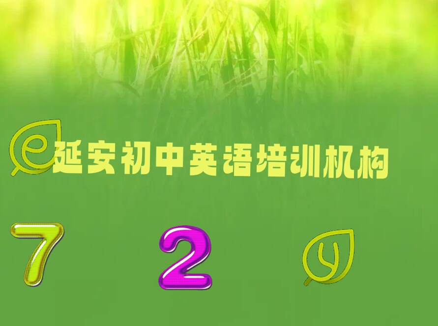 2022年延安哪间学初中英语学校好 2022年延安哪里可以学初中英语