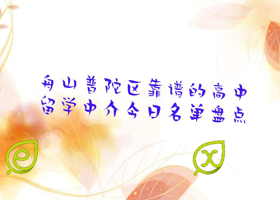 新通留学