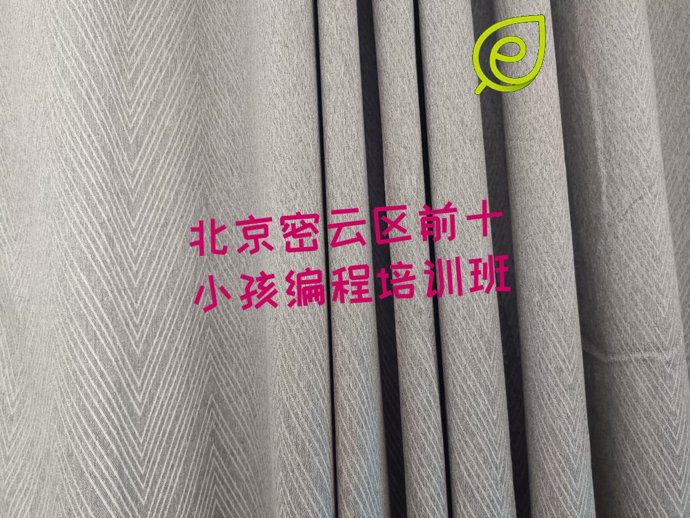 北京密云区前十小孩编程培训班