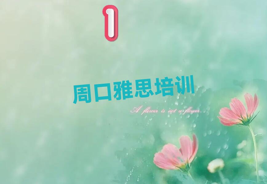 周口雅思培训机构