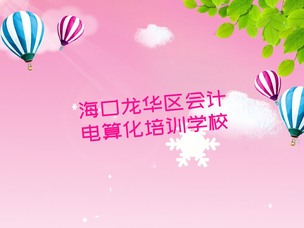 海口龙华区会计电算化报班好还是自学好