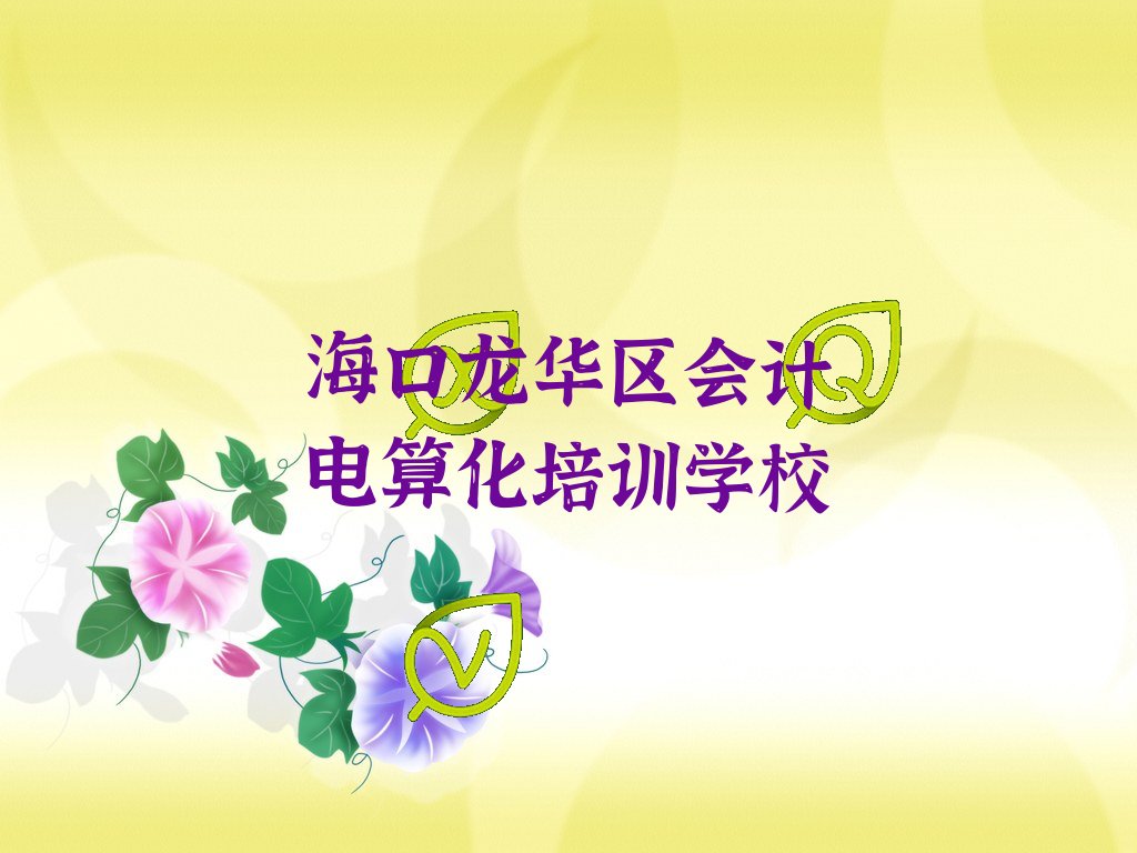 海口龙华区会计电算化报班好还是自学好