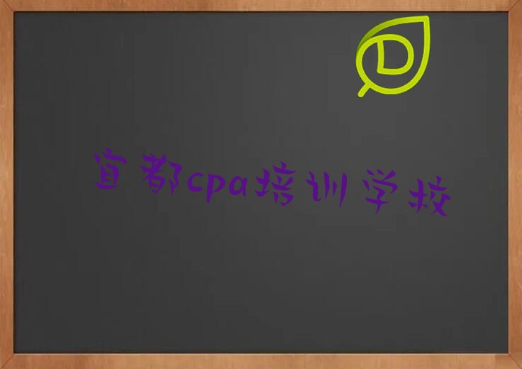 2023年宜都学cpa去哪个学校
