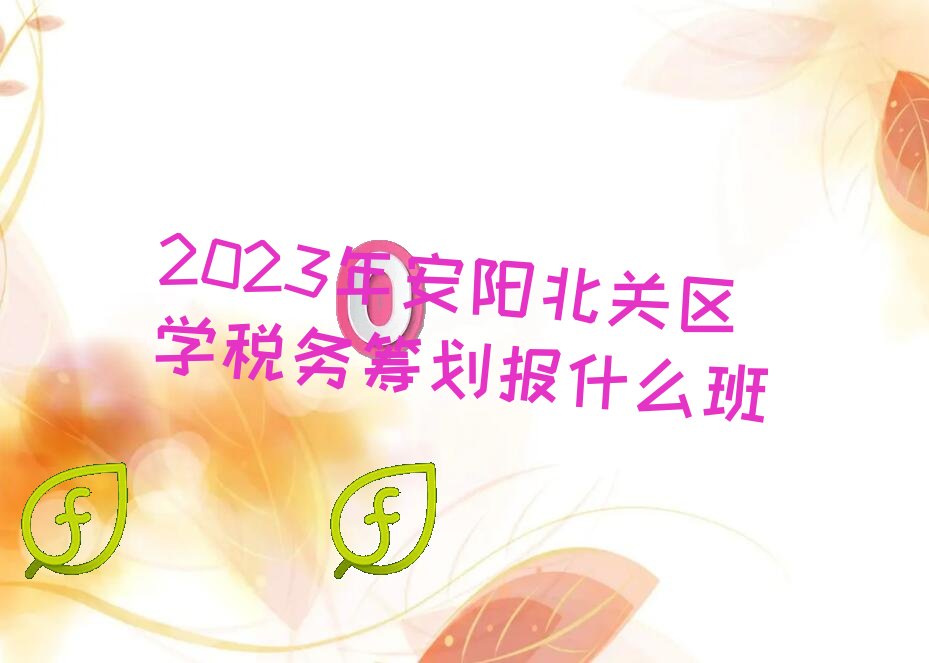 税务筹划