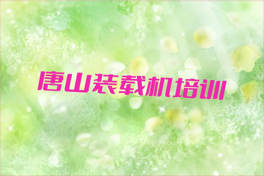 唐山遷安市鏟車裝載機司機培訓(xùn)學(xué)校