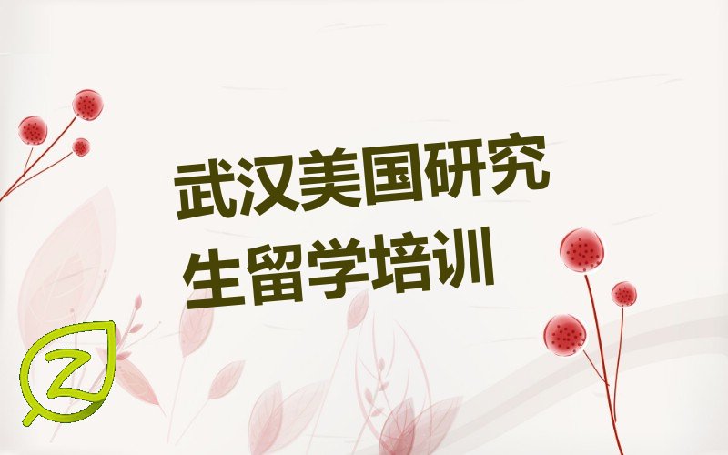 武汉江汉区前十美国研究生留学中介 名单汇总