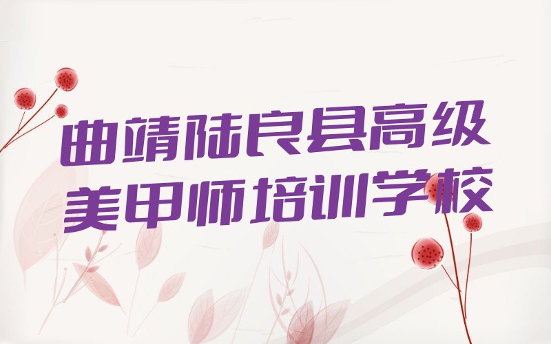 曲靖陆良县高级美甲师培训学校